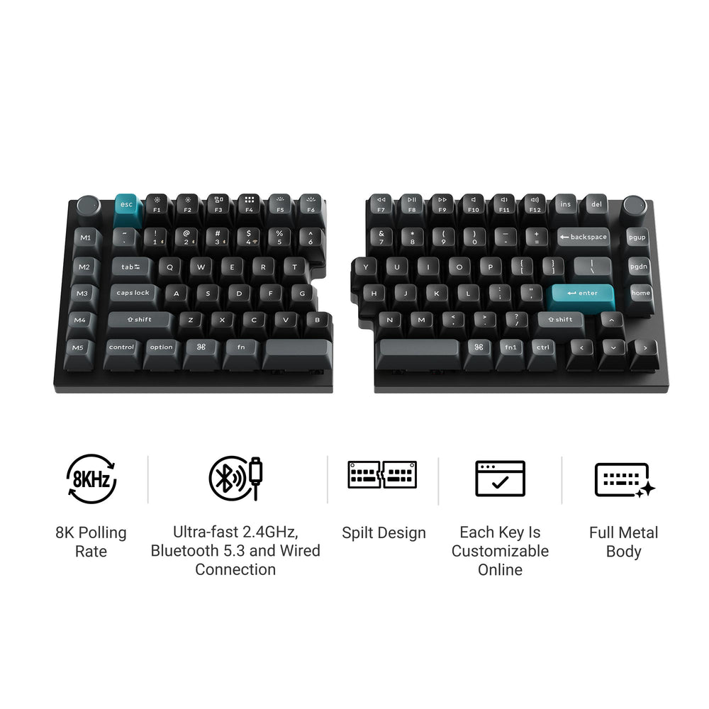 Keychron Q11 QMK Aangepaste Mechanische Toetsenbord (US ANSI Indeling)