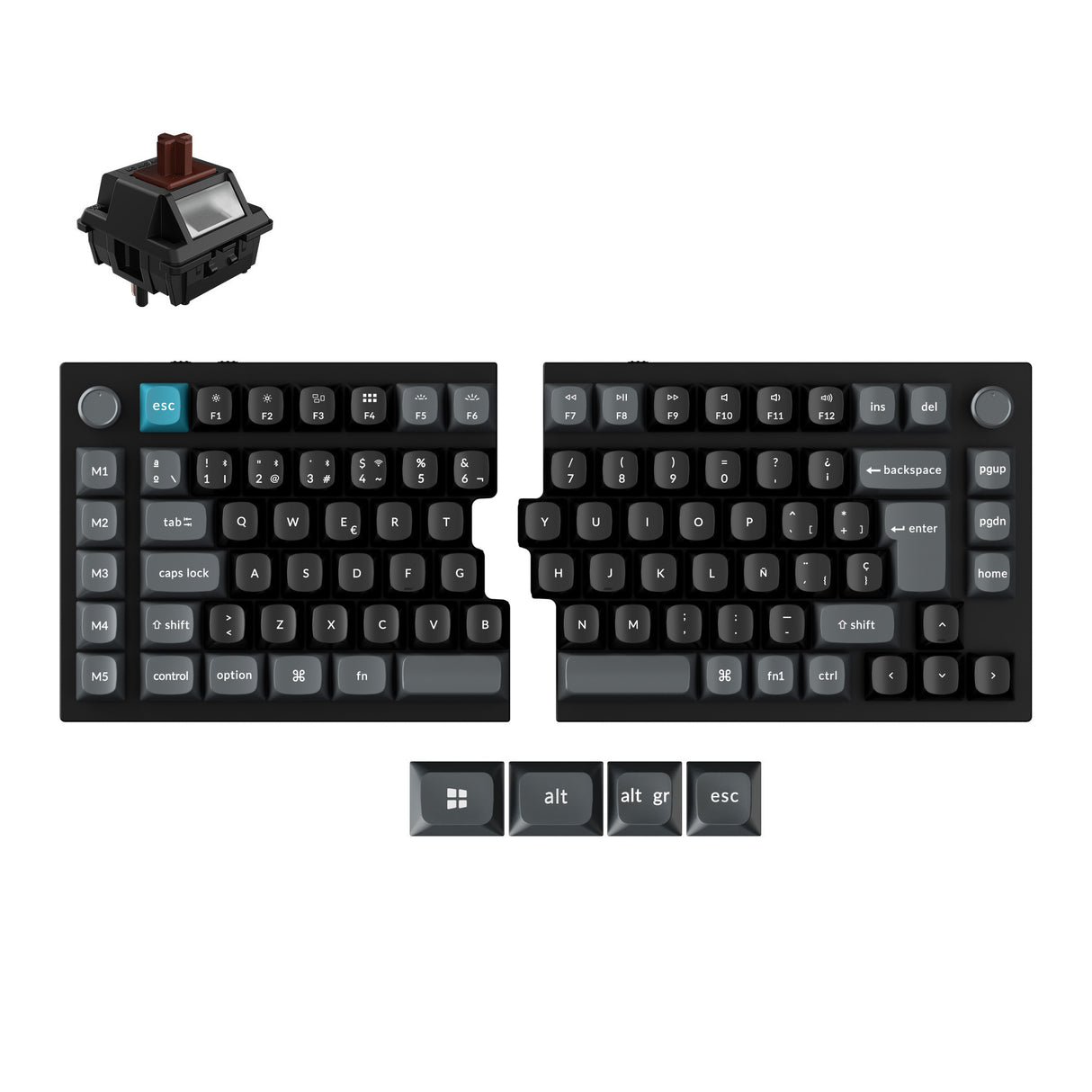 Keychron Q11 Ultra 8K Wireless Custom Mechanical Keyboard ISO Layout Collection