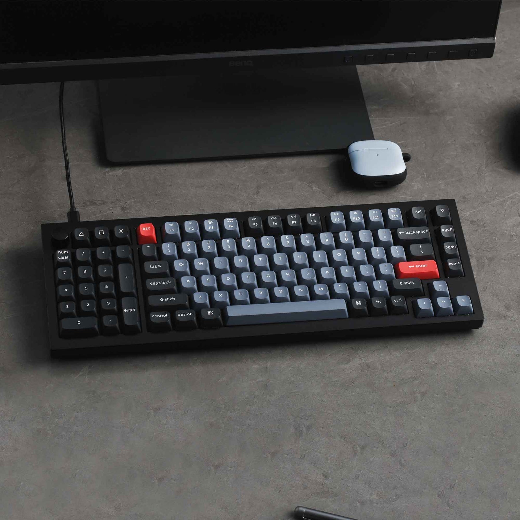 Keychron Q12 QMK Custom Mechanical Keyboard (US ANSI Layout)