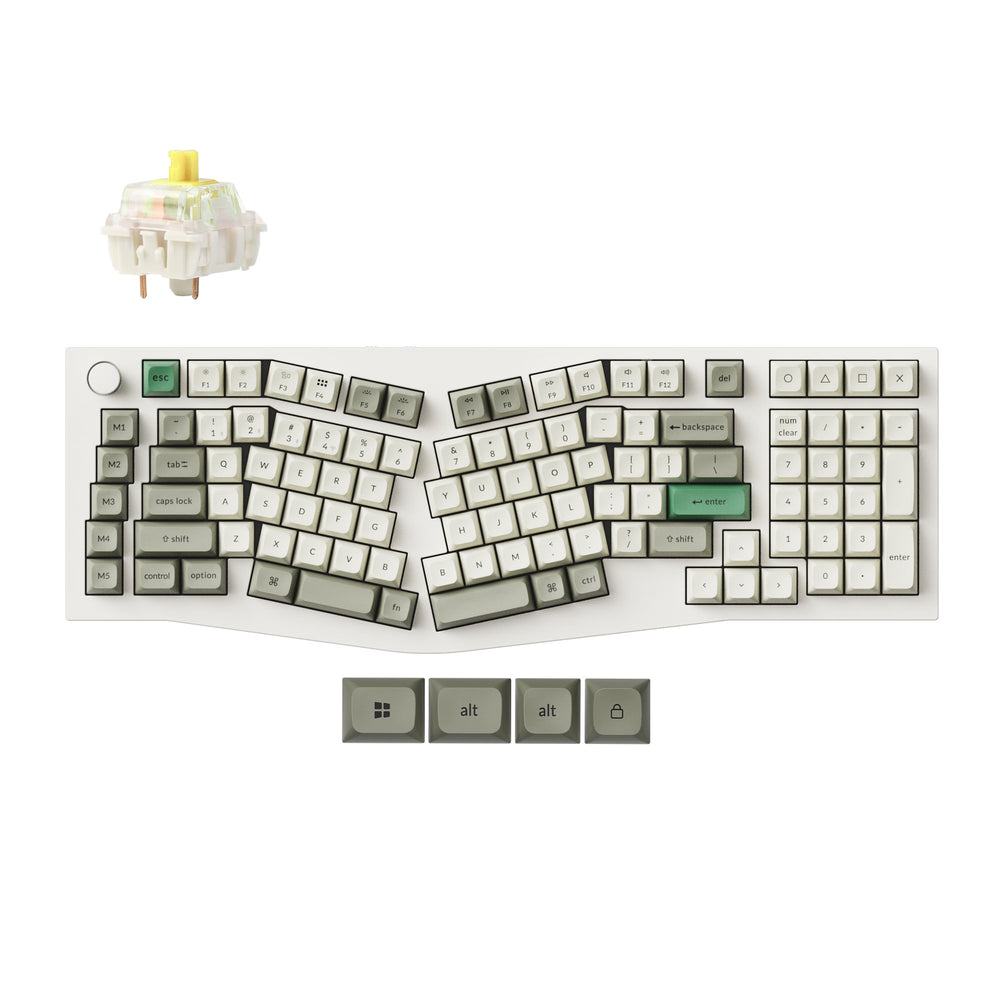 Keychron Q13 Max (Alice Layout) QMK Draadloos Aangepast Mechanisch Toetsenbord (US ANSI Layout)