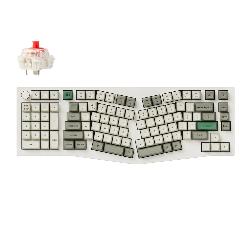 Keychron Q14 Max (Alice Layout) QMK Wireless Custom Mechanical Keyboard (US ANSI Layout)