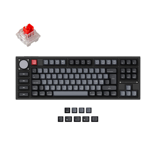 Keychron Q3 Pro QMK/VIA Draadloos aangepast mechanisch toetsenbord ISO-indelingscollectie