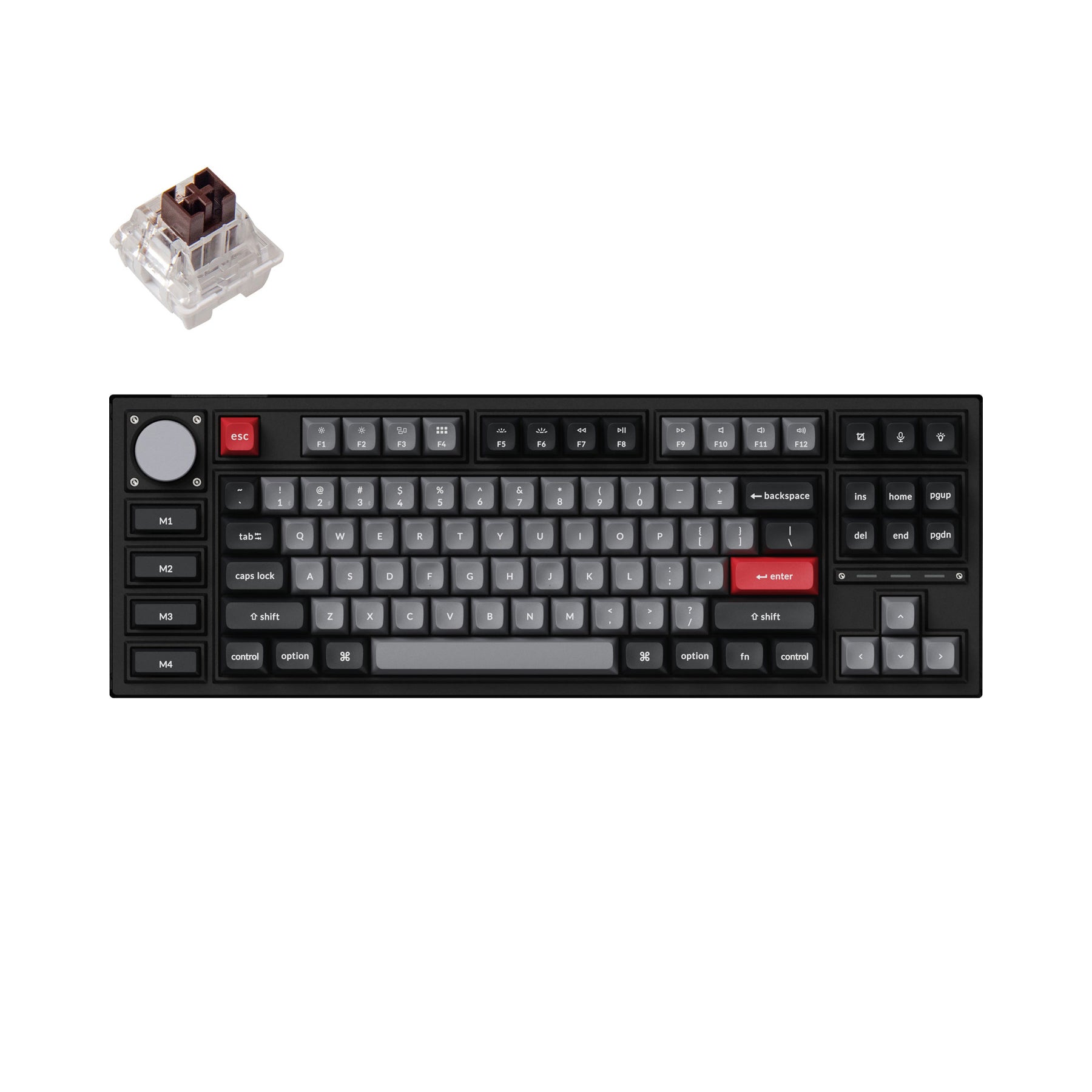 Keychron Q3 Pro QMK/VIA Wireless Custom Mechanical Keyboard (US ANSI Layout)