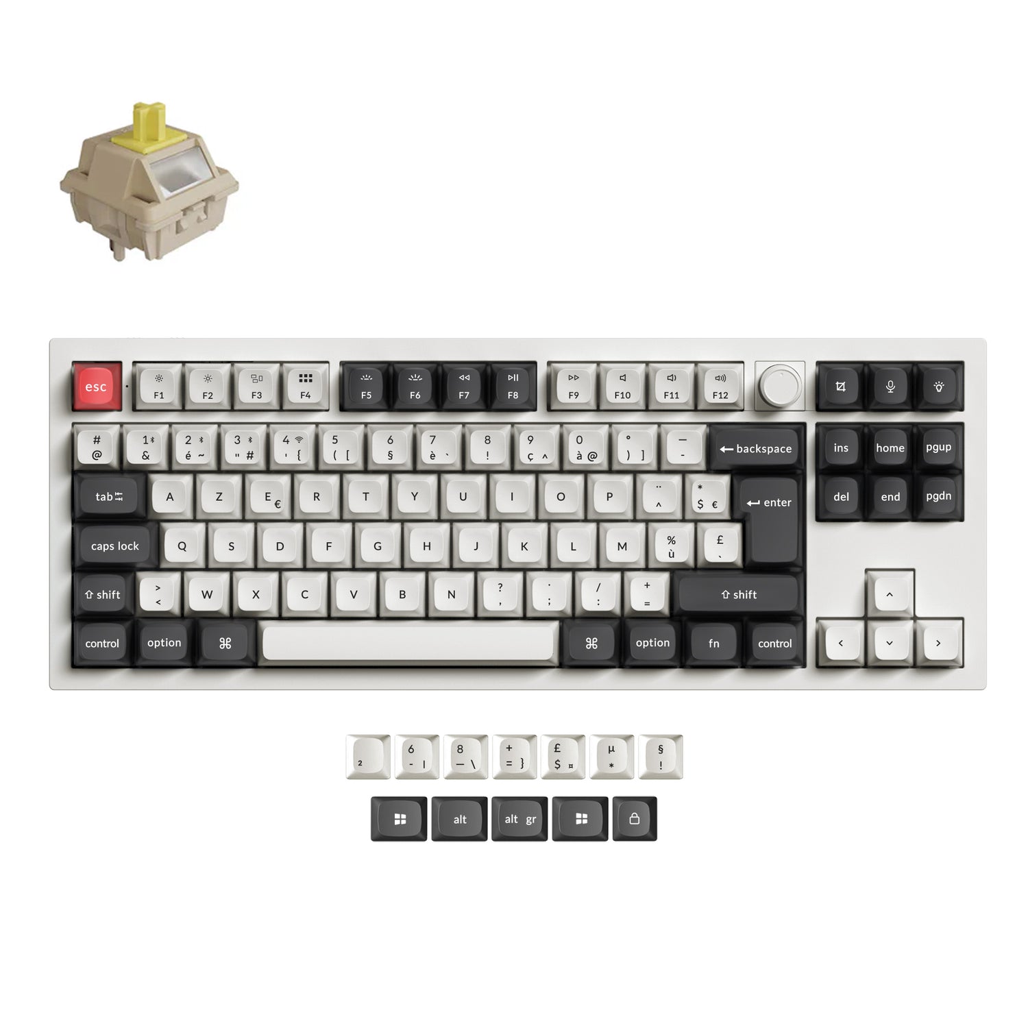 Keychron Q3 Ultra 8K Draadloze Aangepaste Mechanische Toetsenbord ISO Indeling Collectie