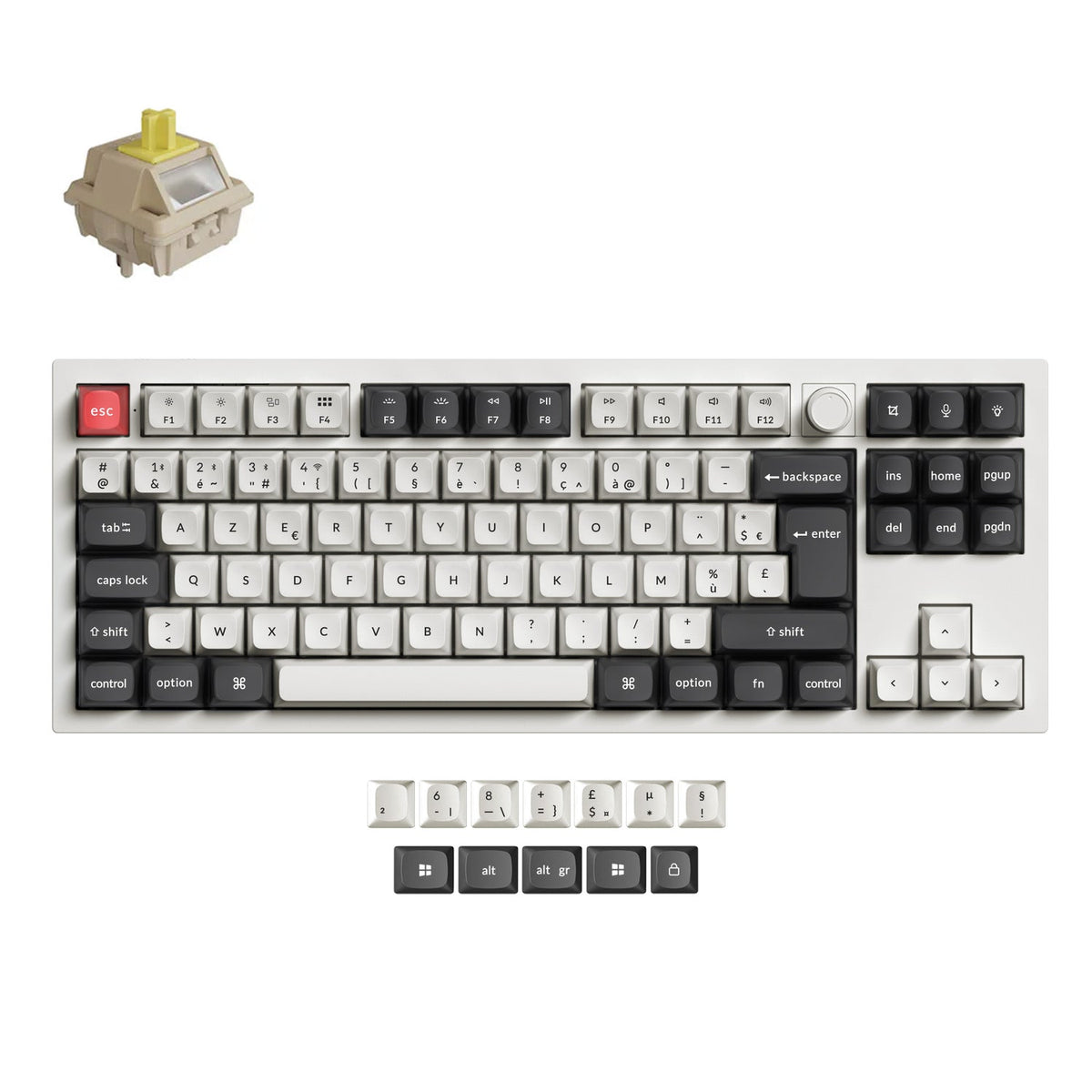 Keychron Q3 Ultra 8K Draadloze Aangepaste Mechanische Toetsenbord ISO Indeling Collectie