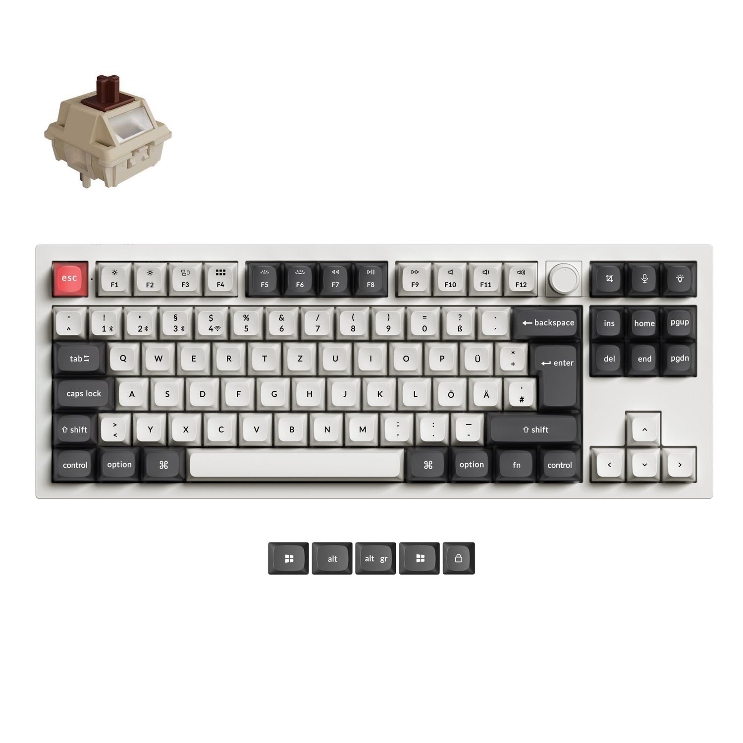 Keychron Q3 Ultra 8K Draadloze Aangepaste Mechanische Toetsenbord ISO Indeling Collectie