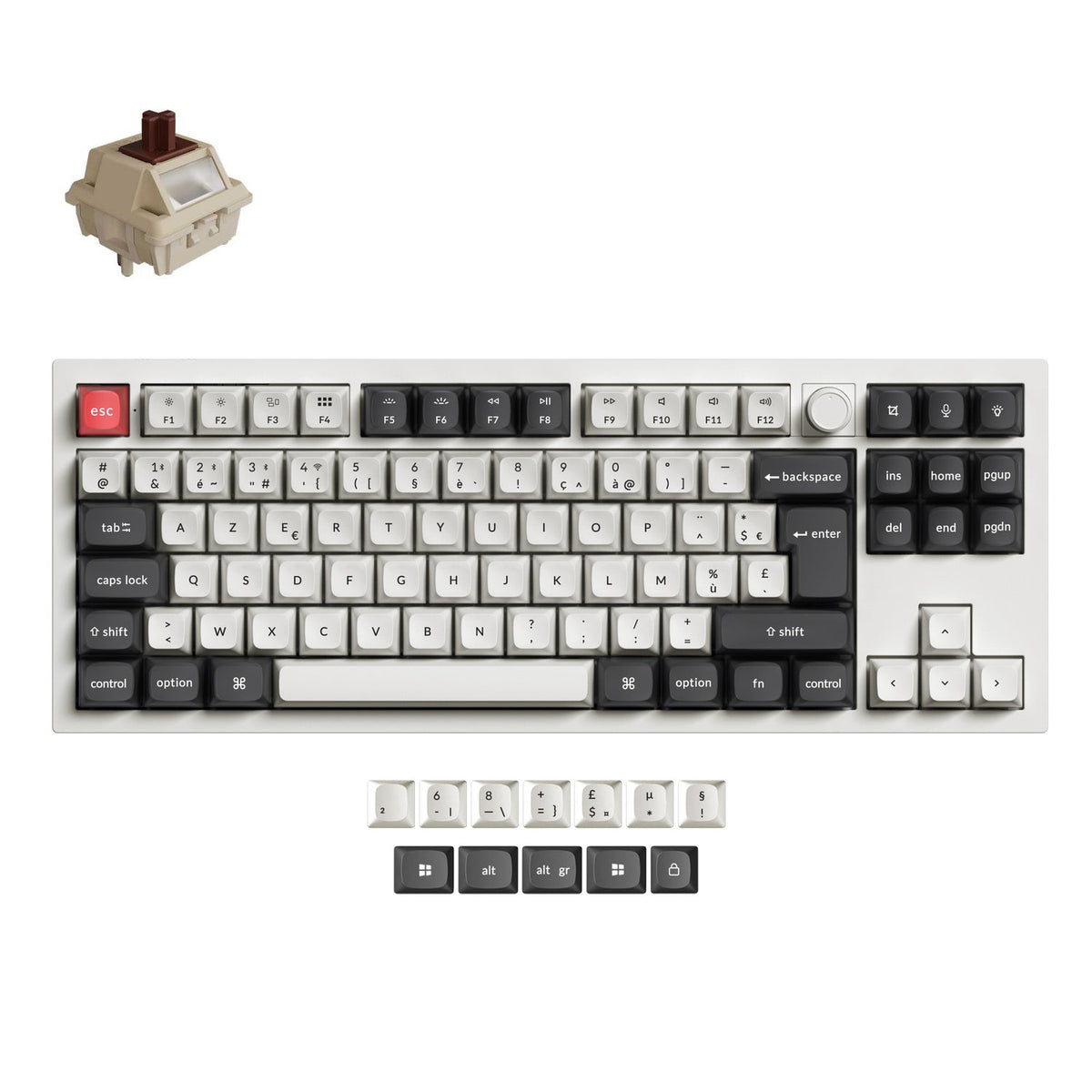Keychron Q3 Ultra 8K Draadloze Aangepaste Mechanische Toetsenbord ISO Indeling Collectie