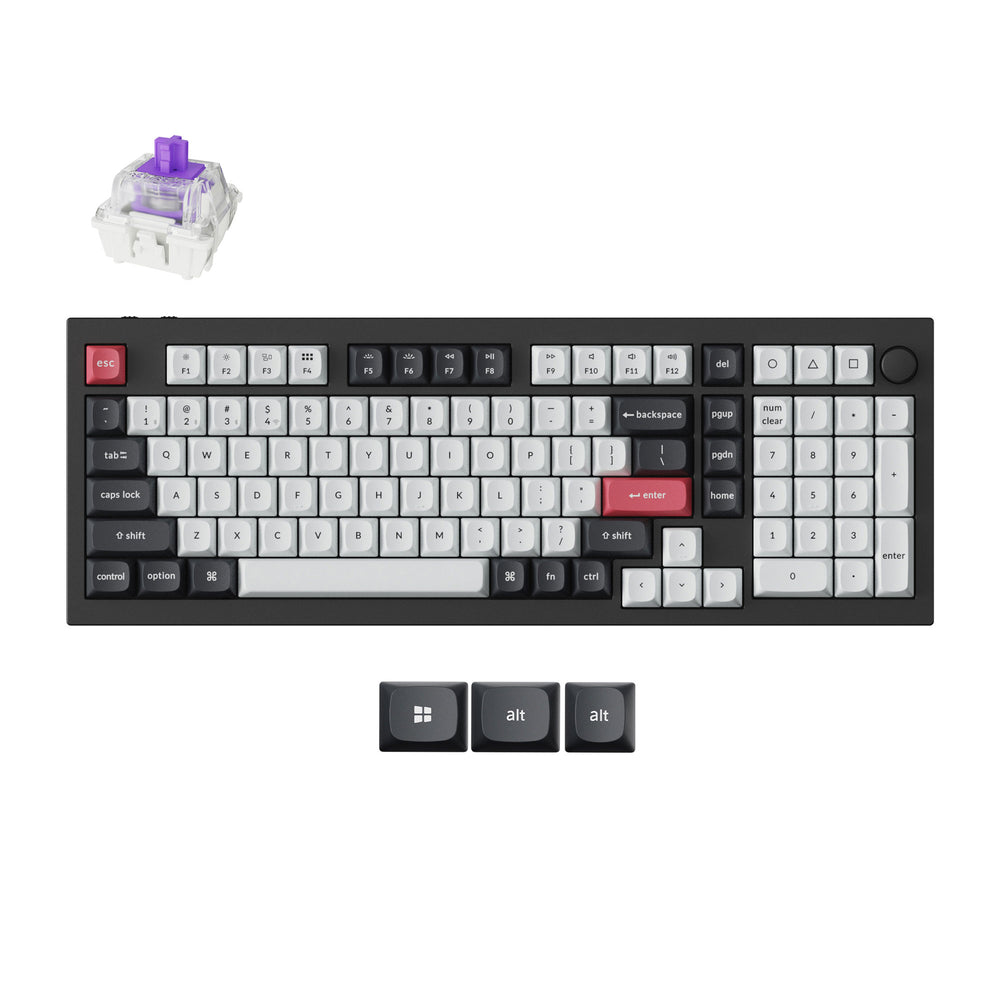 Keychron Q5 HE QMK Draadloos Aangepast Toetsenbord (US ANS Lay-out)