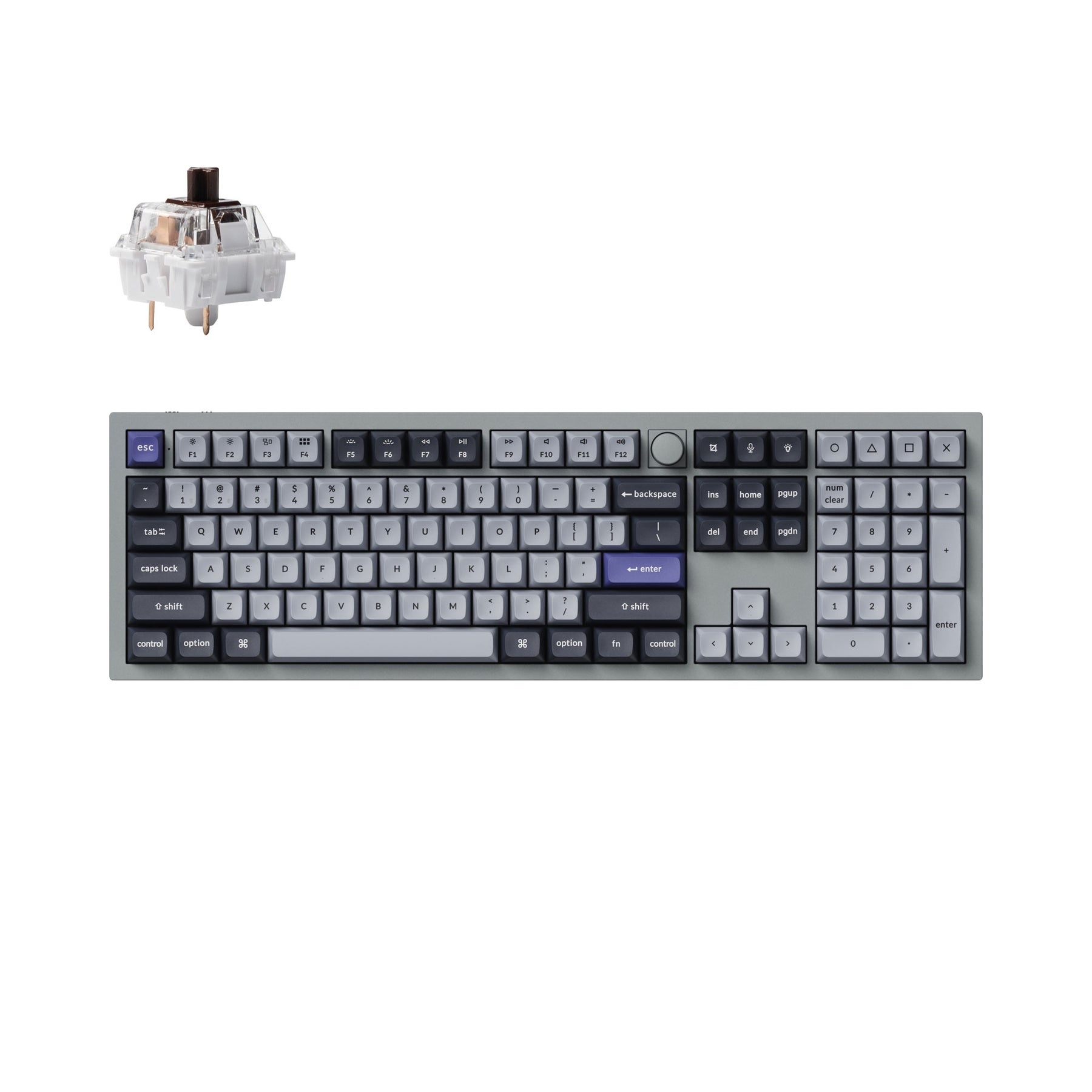 Keychron Q6 Pro QMK/VIA Wireless Custom Mechanical Keyboard (US ANSI Layout)