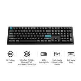 Keychron Q6 Ultra 8K Wireless Custom Mechanical Keyboard (US ANSI Layout)