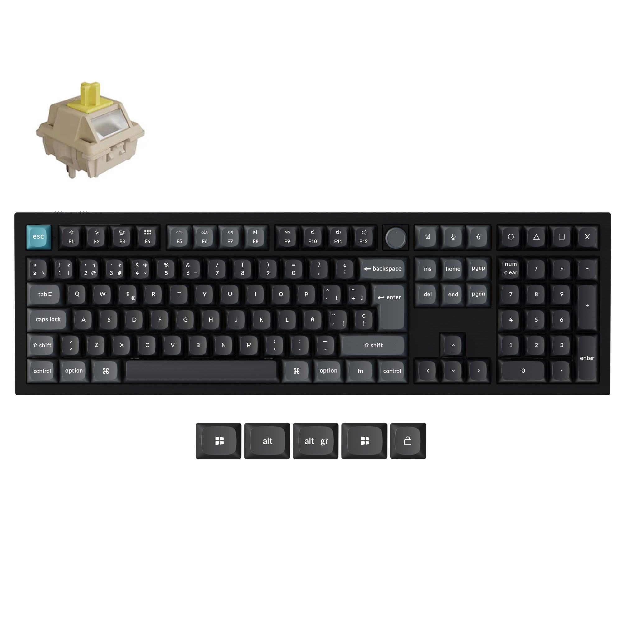Keychron Q6 Ultra 8K Wireless Custom Mechanical Keyboard ISO Layout Collection