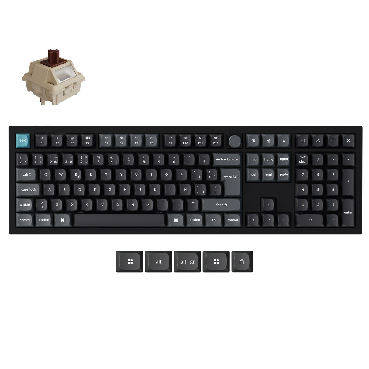Keychron Q6 Ultra 8K Wireless Custom Mechanical Keyboard ISO Layout Collection