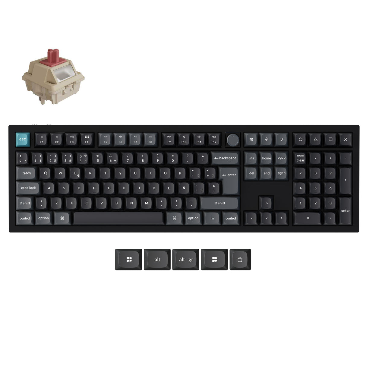 Keychron Q6 Ultra 8K Wireless Custom Mechanical Keyboard ISO Layout Collection