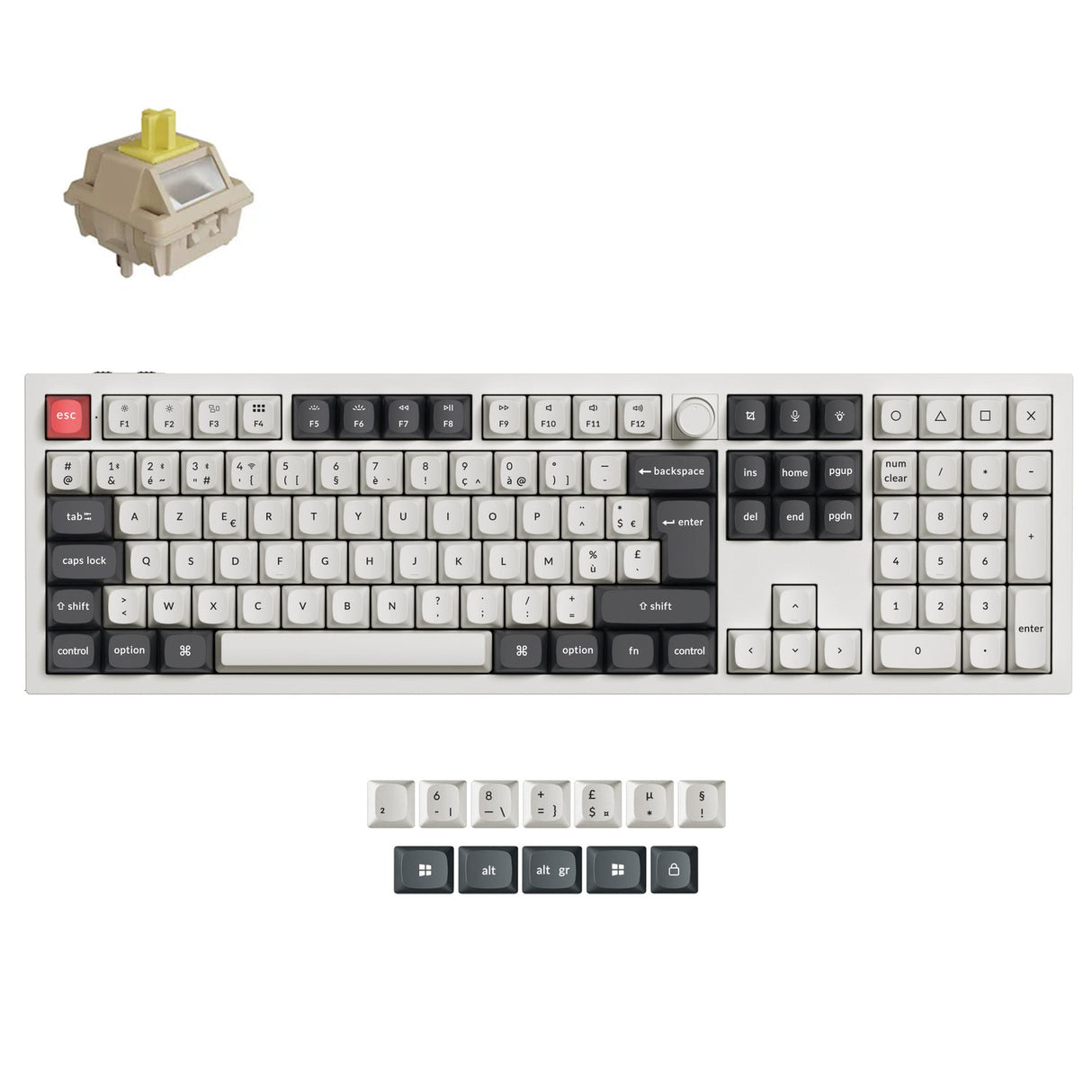 Keychron Q6 Ultra 8K Draadloze Aangepaste Mechanische Toetsenbord ISO Indeling Collectie