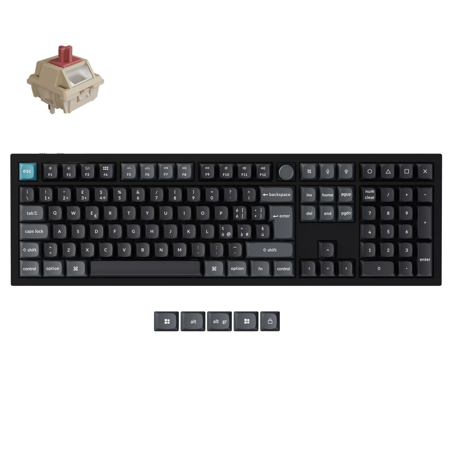 Keychron Q6 Ultra 8K Wireless Custom Mechanical Keyboard ISO Layout Collection