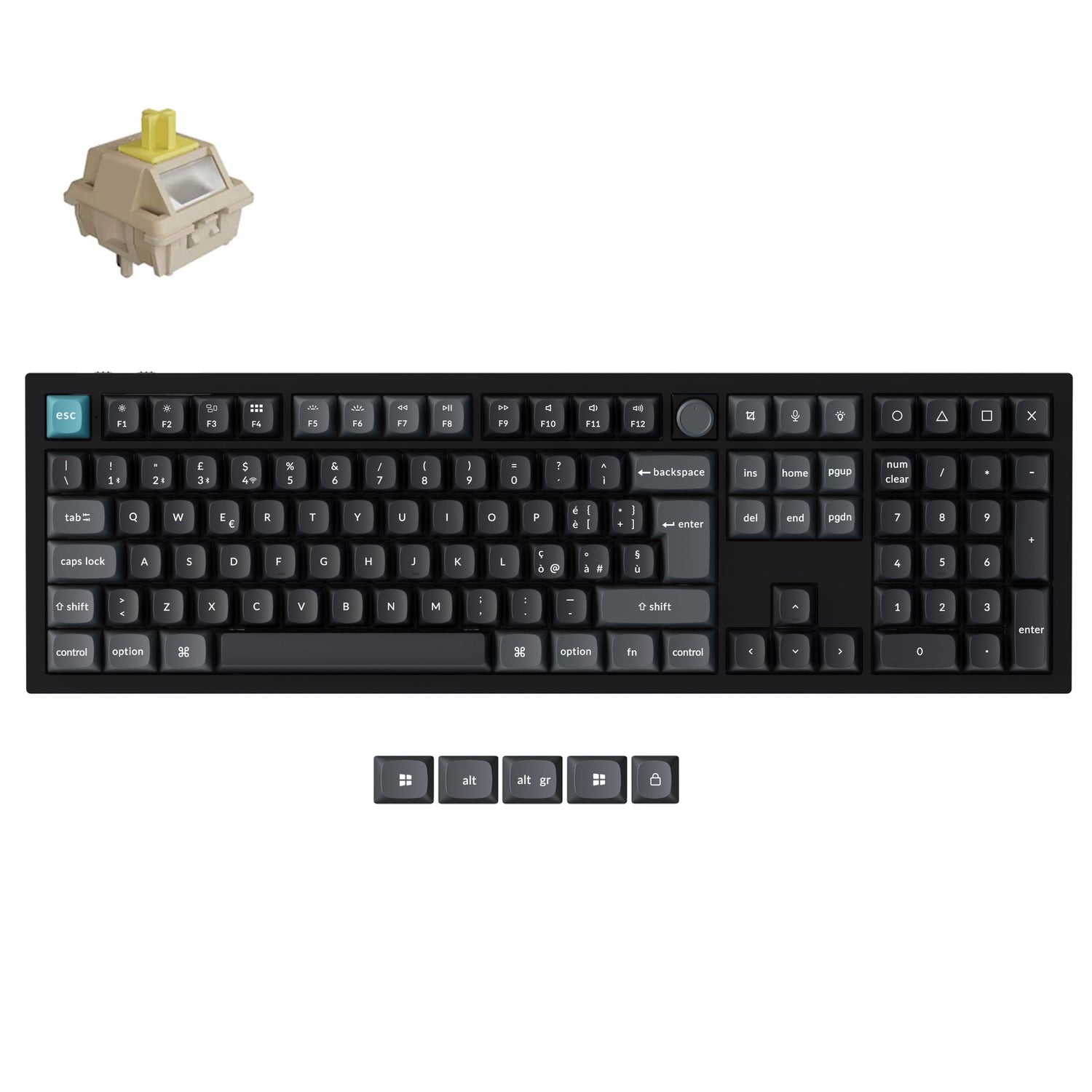 Keychron Q6 Ultra 8K Wireless Custom Mechanical Keyboard ISO Layout Collection