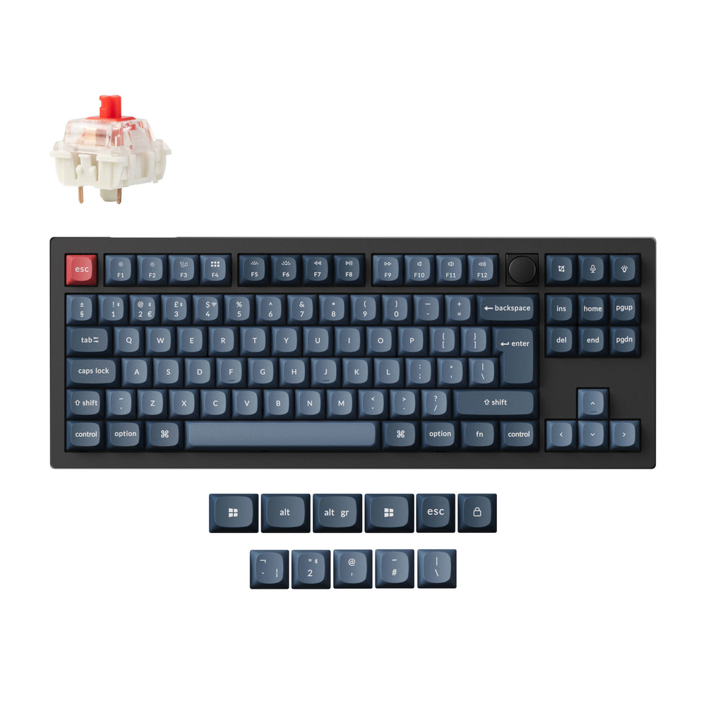 Keychron V3 Max QMK/VIA Wireless Custom Mechanical Keyboard ISO Layout Collection