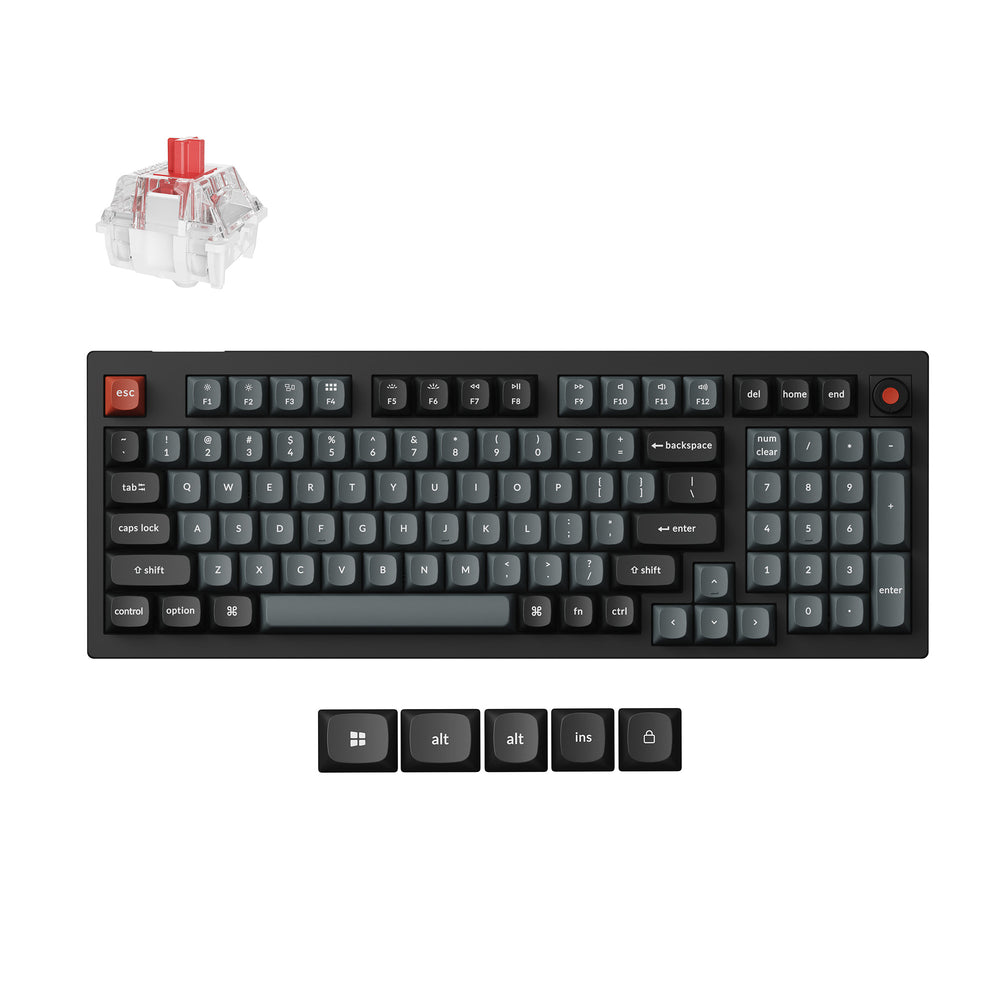 Keychron V5 8K QMK Wired Custom Mechanical Keyboard (US ANSI Layout)