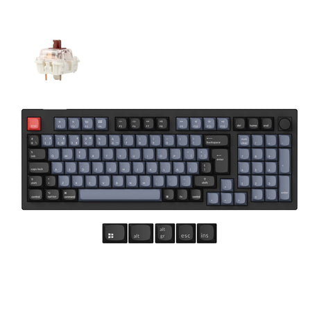 Keychron V5 Max QMK Wireless Custom Mechanical Keyboard ISO Layout Collection