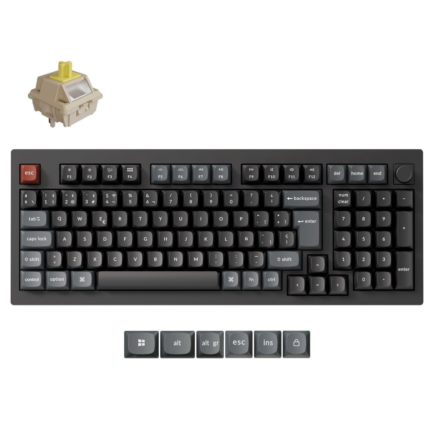 Keychron V6 Ultra 8K Draadloze Aangepaste Mechanische Toetsenbord ISO Indeling Collectie