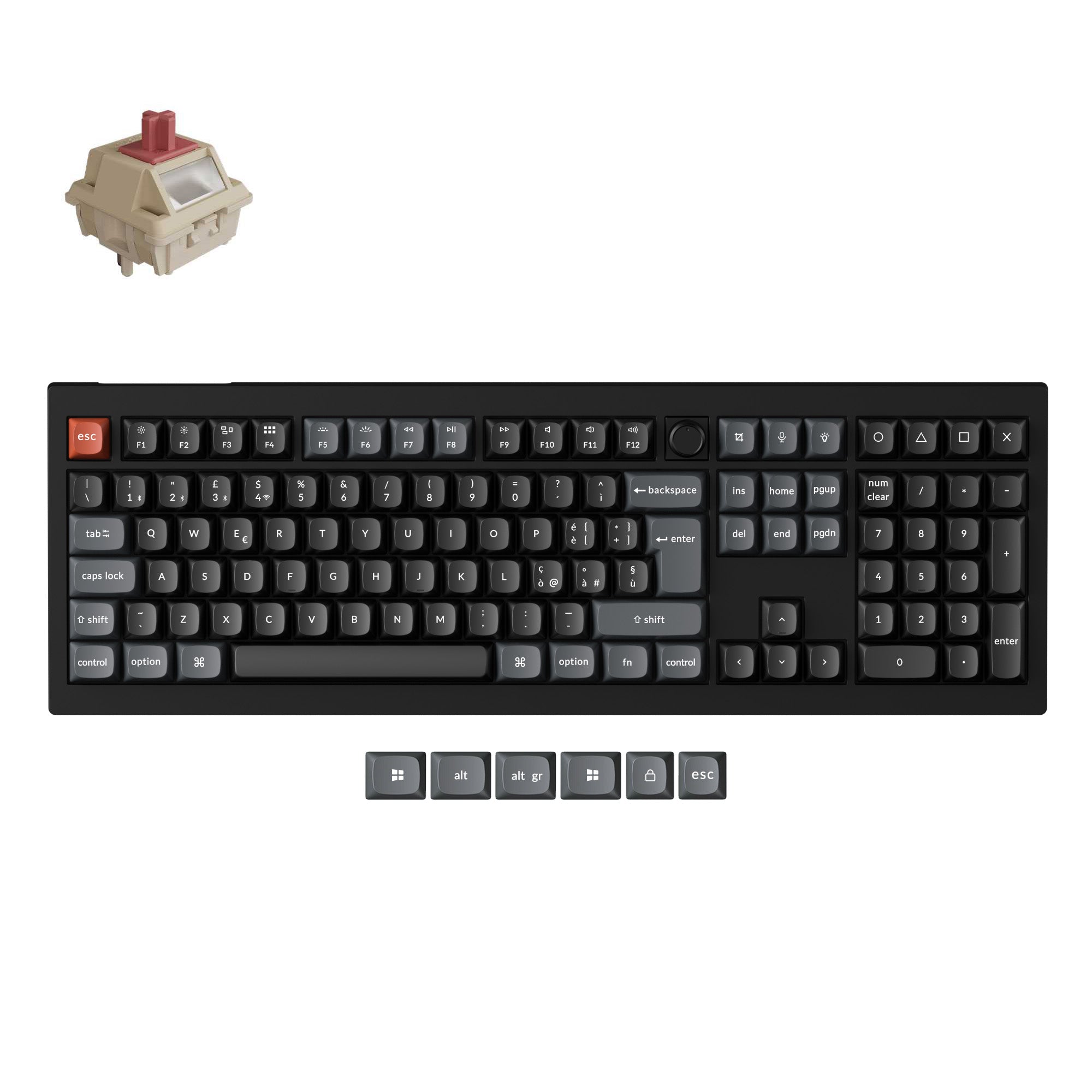 Keychron V6 Ultra 8K Draadloze Aangepaste Mechanische Toetsenbord ISO Indeling Collectie