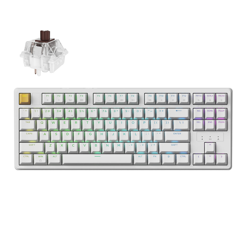 Keychron J4 QMK Wireless Mechanical Keyboard (US ANSI Layout)