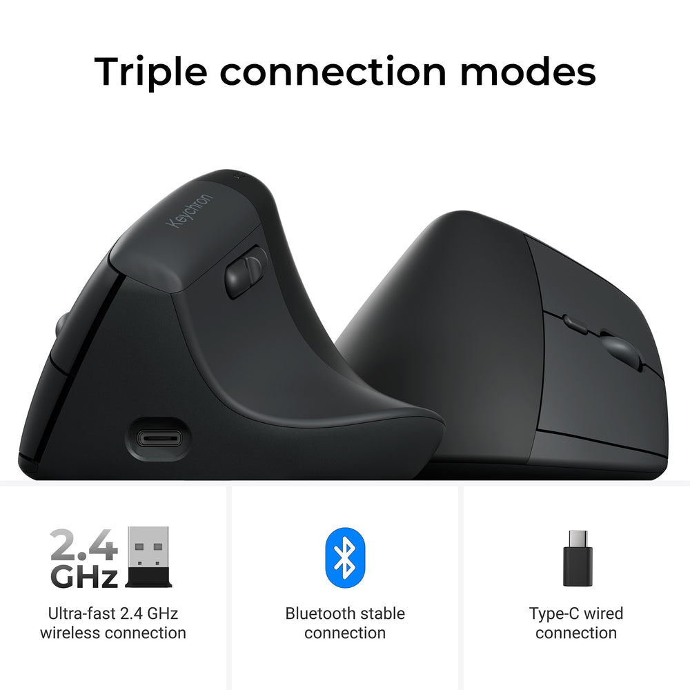 Keychron M5 Draadloze Ergonomische Muis