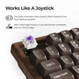 Keychron K8 HE Wireless Magnetic Switch Custom Keyboard - All-Wood Special Edition (US ANSI Layout)