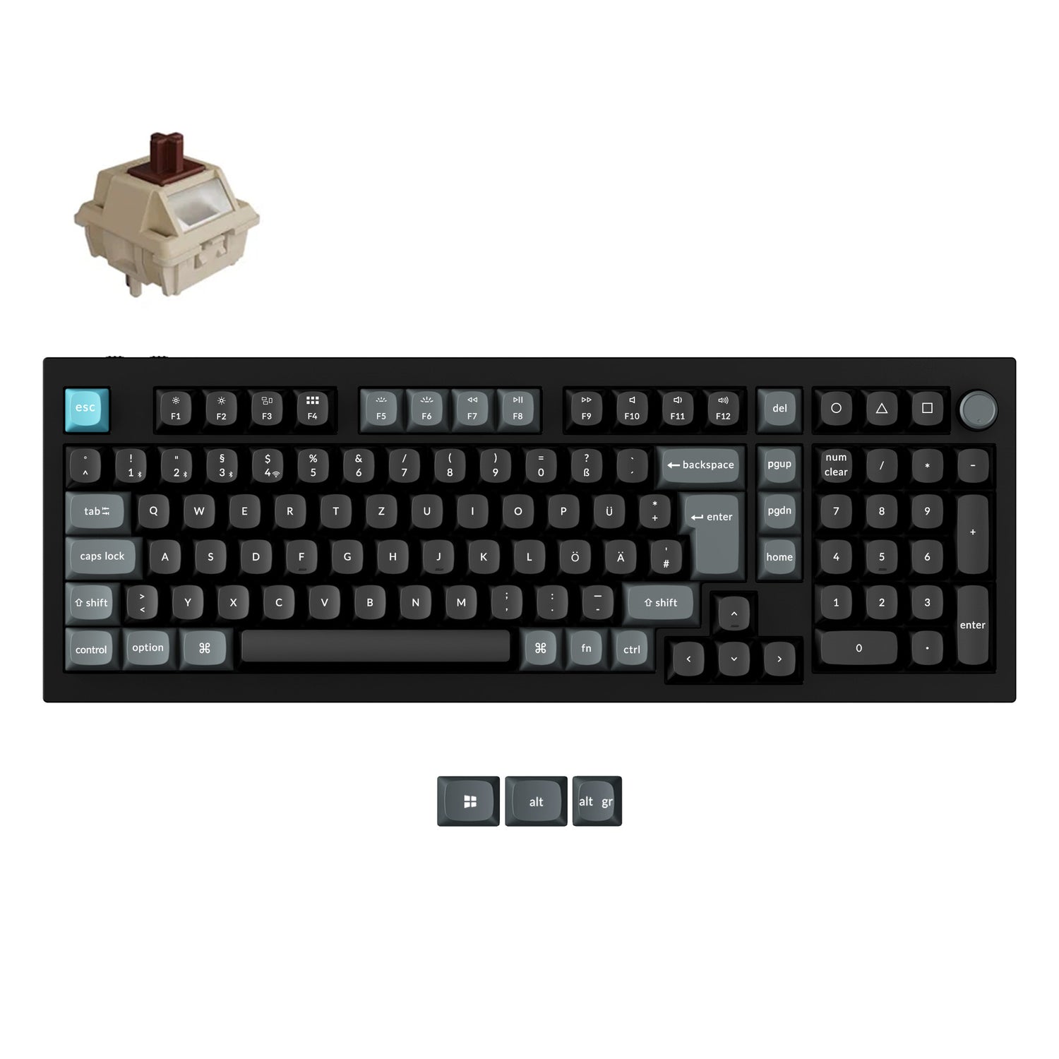 Keychron Q6 Ultra 8K Draadloze Aangepaste Mechanische Toetsenbord ISO Indeling Collectie