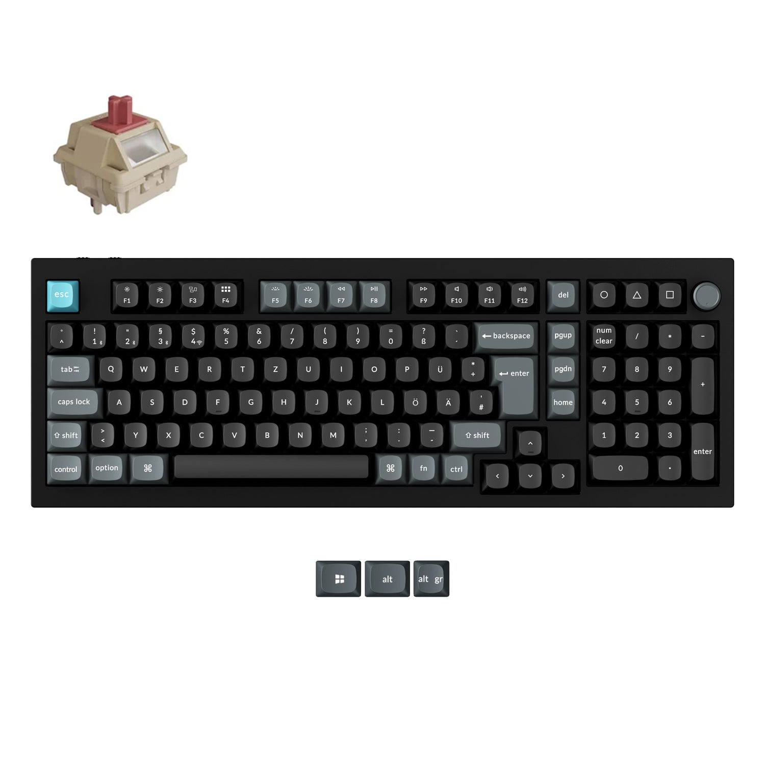 Keychron Q6 Ultra 8K Draadloze Aangepaste Mechanische Toetsenbord ISO Indeling Collectie