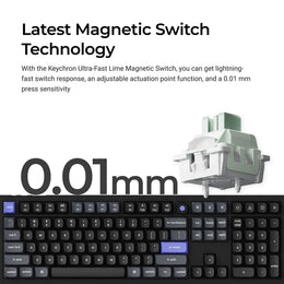 Keychron Q6 HE 8K Magnetic Switch Wired Keyboard (US ANSI Layout)