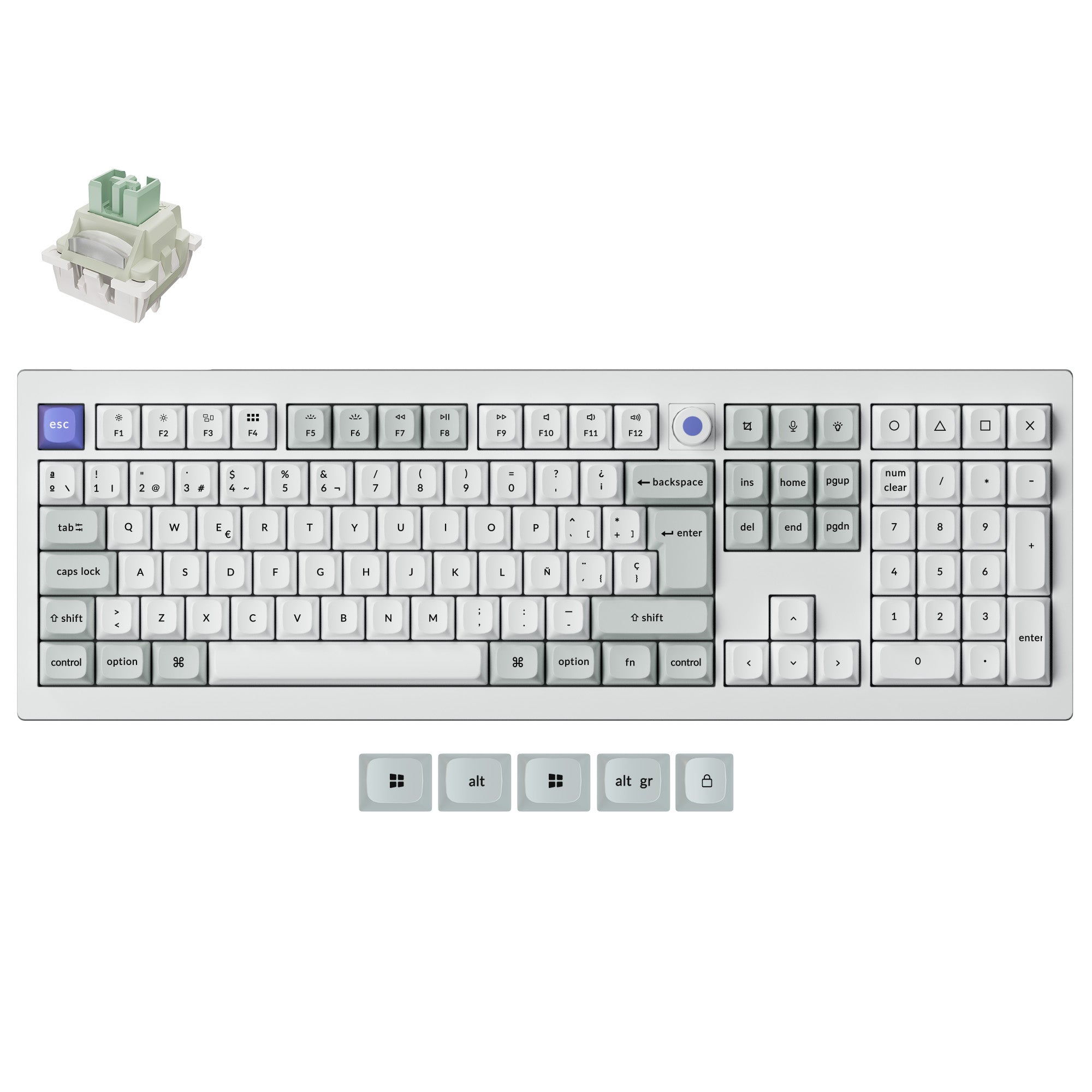 Keychron Q6 HE 8K Bedraad Magnetisch Schakelaar Toetsenbord ISO Indeling Collectie