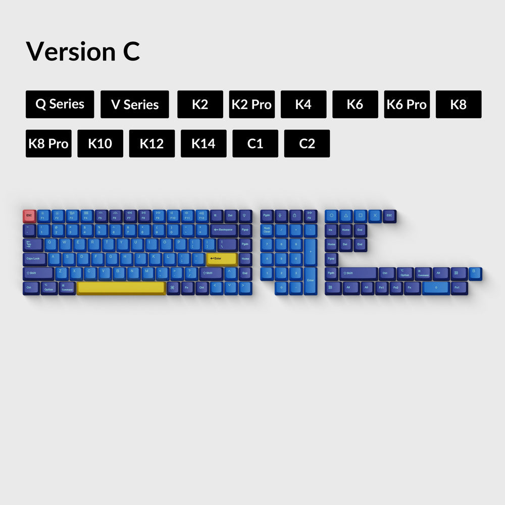 OEM Dye-Sub PBT Keycap Set - Strand