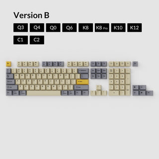 OEM Dye-Sub PBT Keycap-set - Tarwegrijs