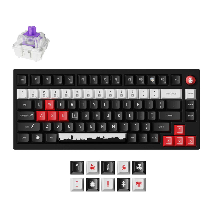 Lemokey P1 HE Draadloze Magnetische Schakelaar Aangepaste Gaming Toetsenbord (US ANSI Indeling)