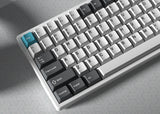 Cherry Profile Double - Shot PBT volledige set keycaps - grijs, wit en blauw