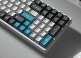 Cherry Profile Double - Shot PBT volledige set keycaps - grijs, wit en blauw