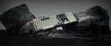 ISO Layout Profile Dye-Sub PBT Full Keycap Set - Black and White