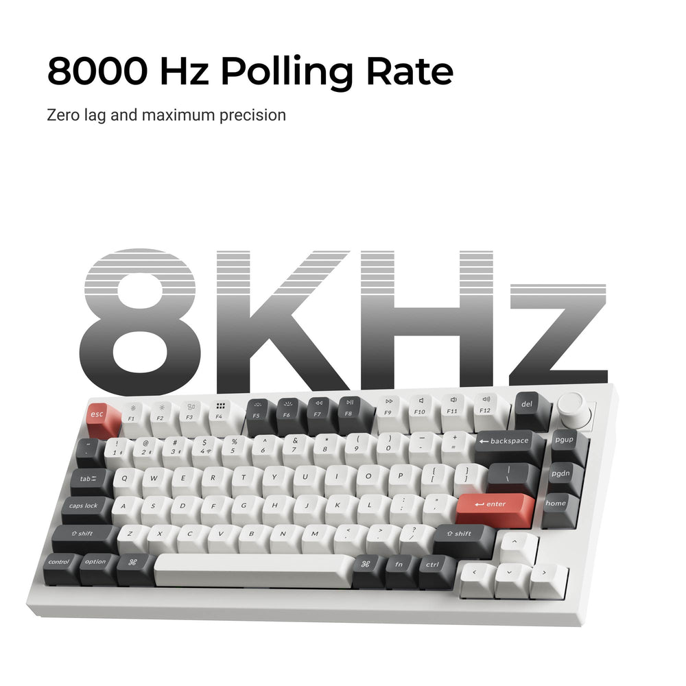 Keychron Q6 HE QMK Draadloos Aangepast Toetsenbord (US ANSI Indeling)