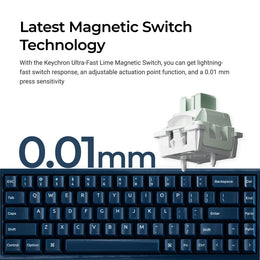 Keychron Q16 HE 8K Wired Magnetic Switch Keyboard (US ANSI Layout)