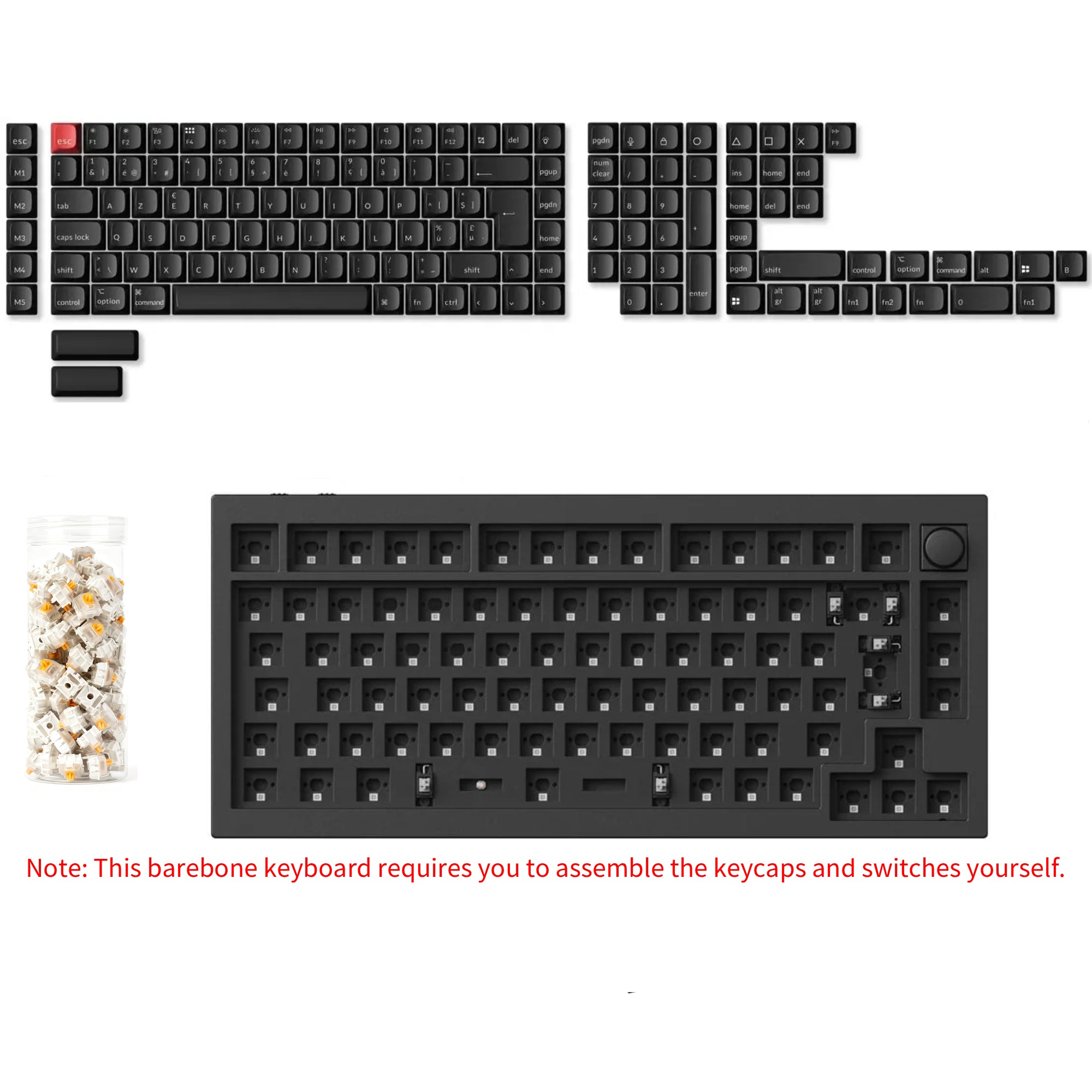 Keychron Q1 HE QMK Wireless Custom Keyboard ISO Layout Collection
