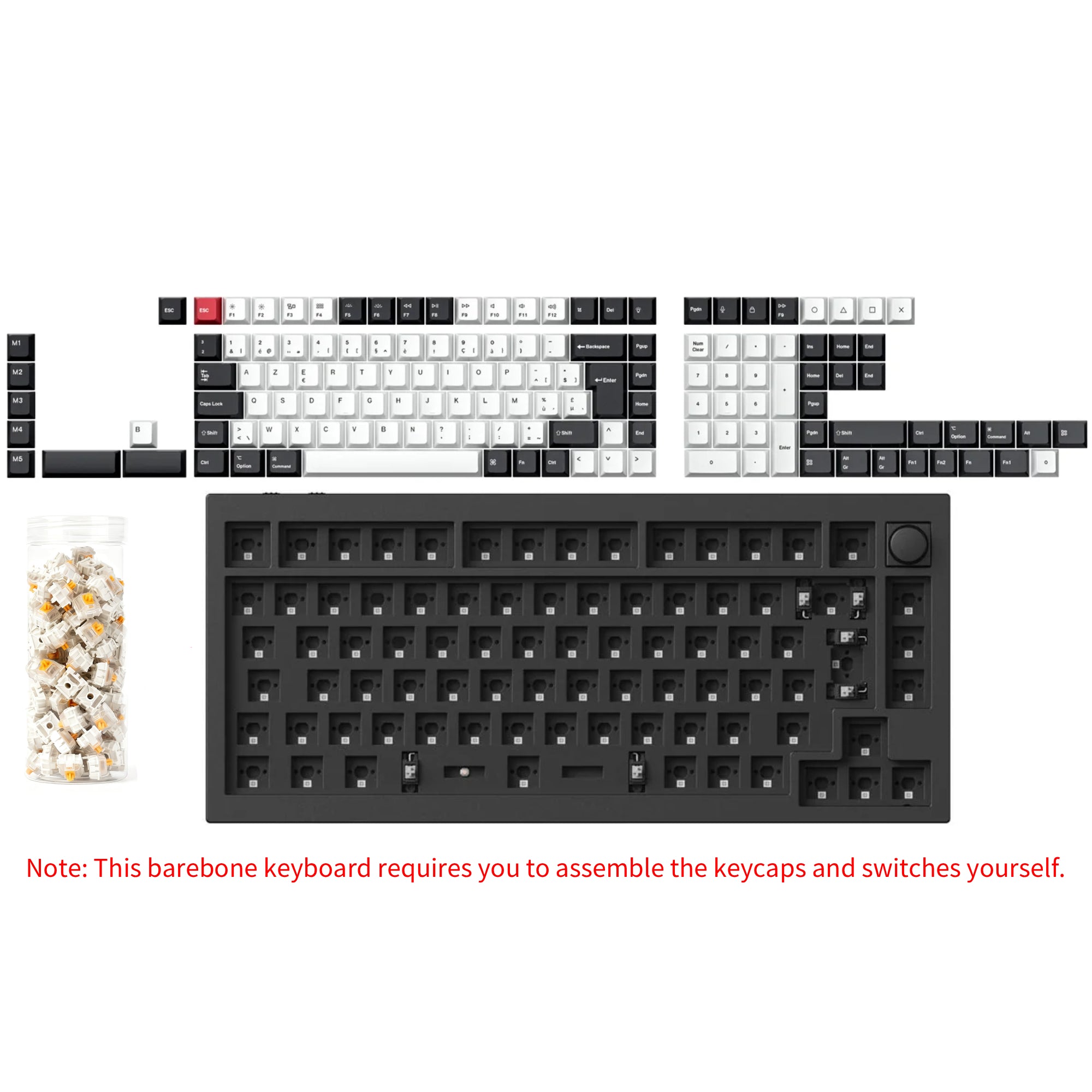 Keychron Q1 HE QMK Wireless Custom Keyboard ISO Layout Collection