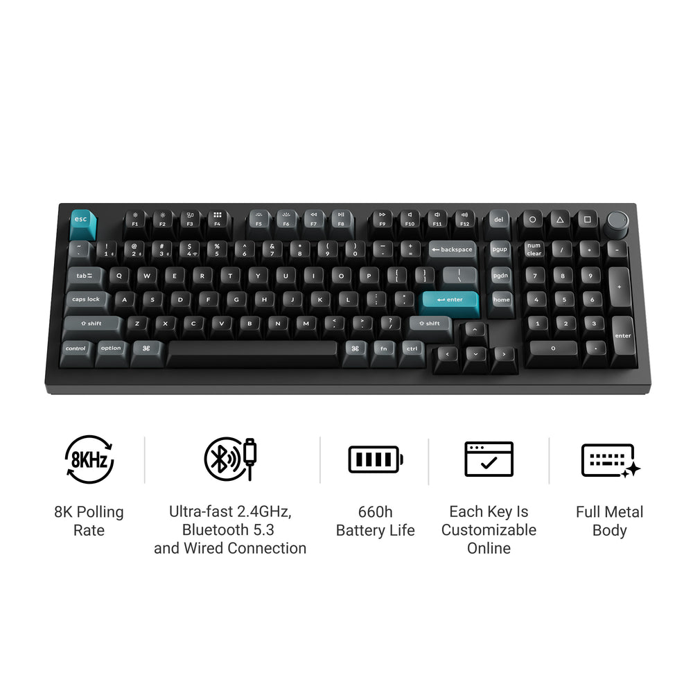 Keychron Q5 Ultra 8K Wireless Custom Mechanical Keyboard (US ANSI Layout)