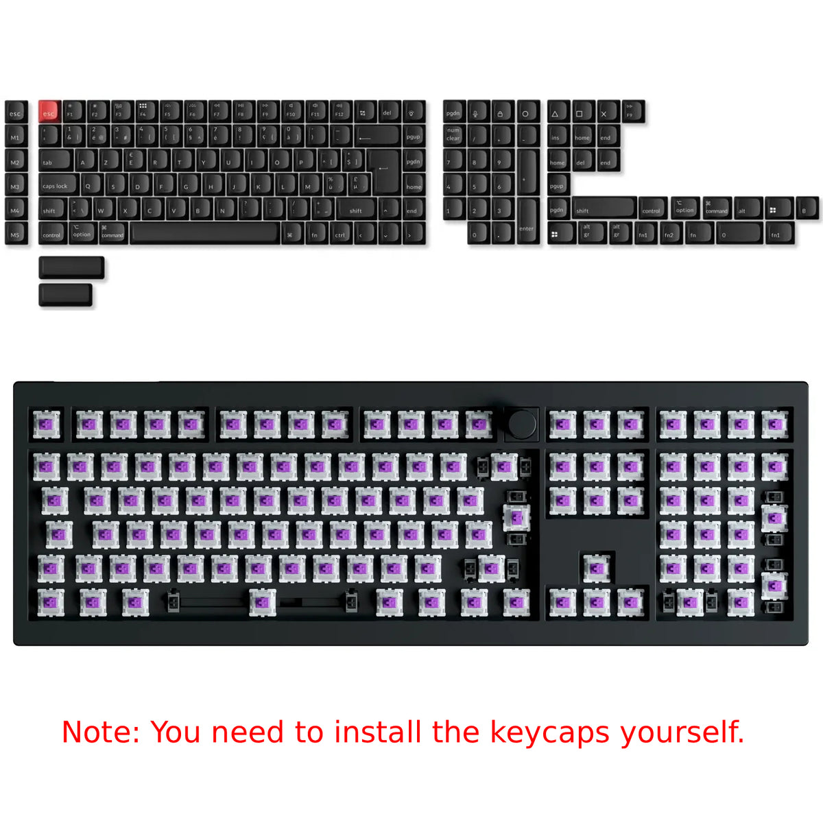 Keychron Q6 HE QMK Wireless Custom Keyboard ISO Layout Collection