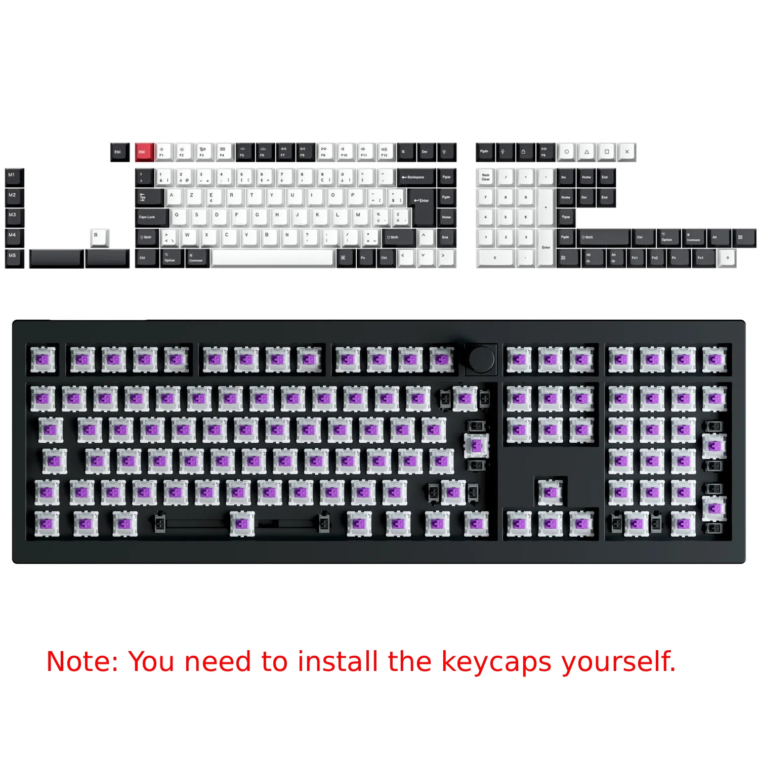 Keychron Q6 HE QMK Wireless Custom Keyboard ISO Layout Collection