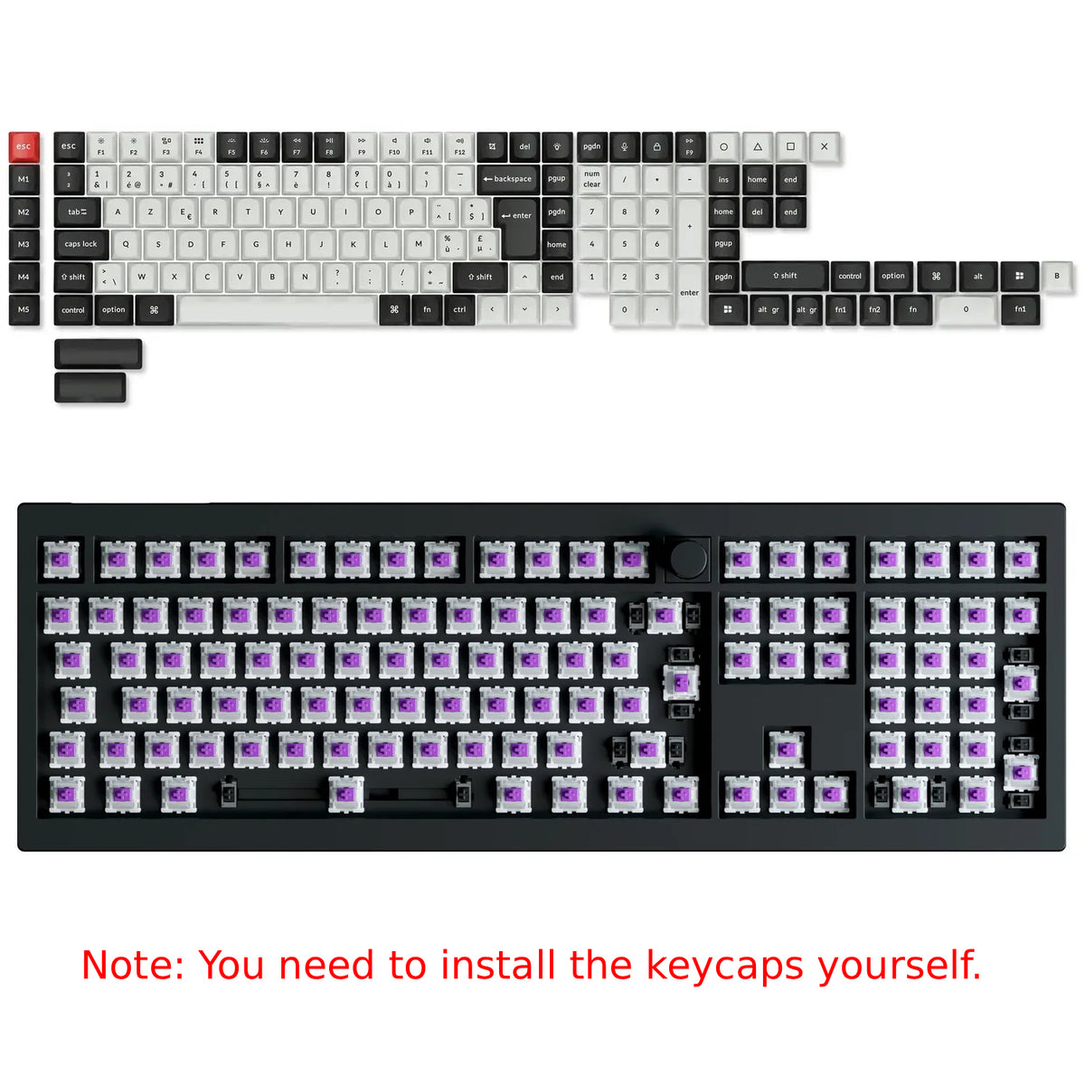 Keychron Q6 HE QMK Wireless Custom Keyboard ISO Layout Collection