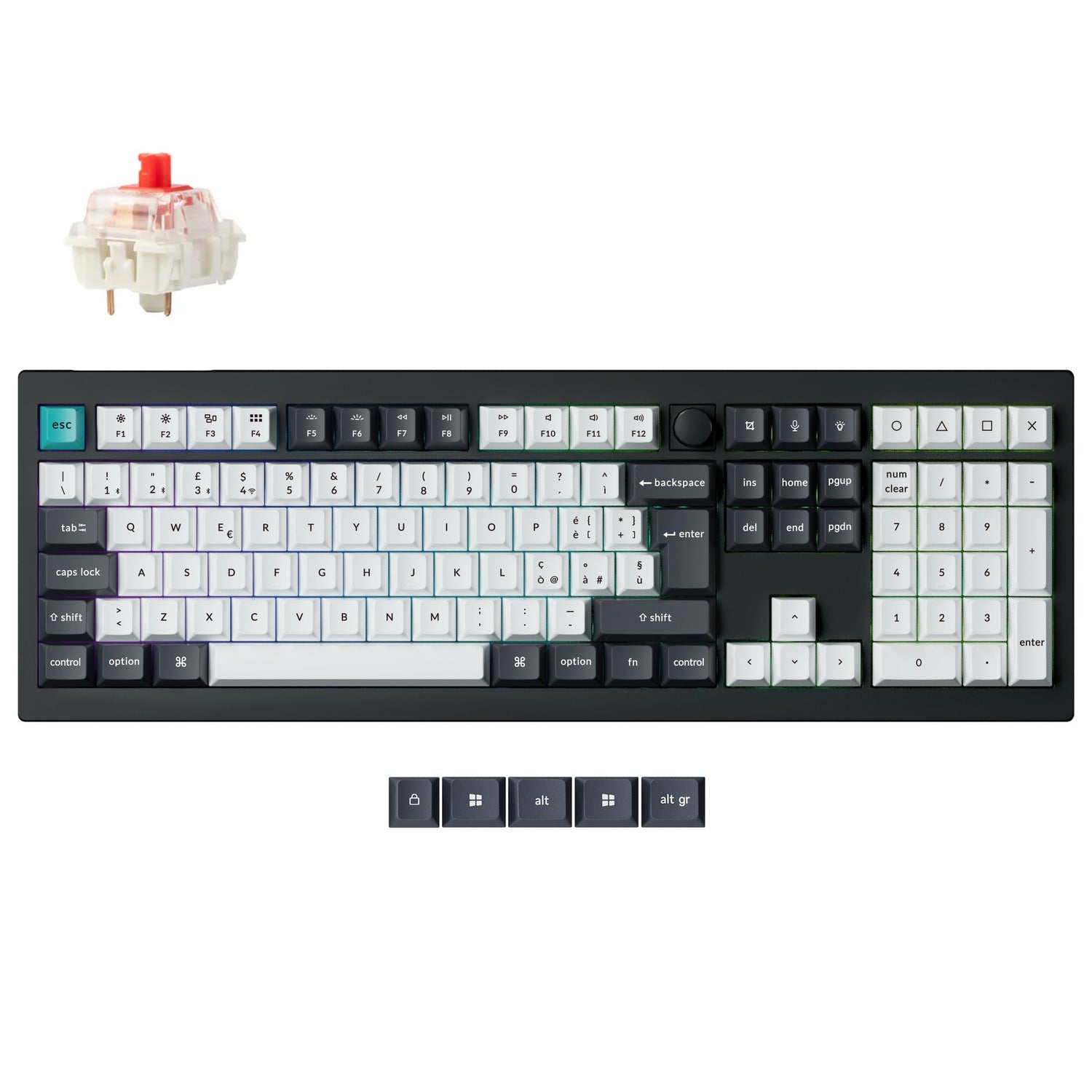 Keychron Q6 Max QMK/VIA Draadloze Aangepaste Mechanische Toetsenbord ISO Indeling Collectie