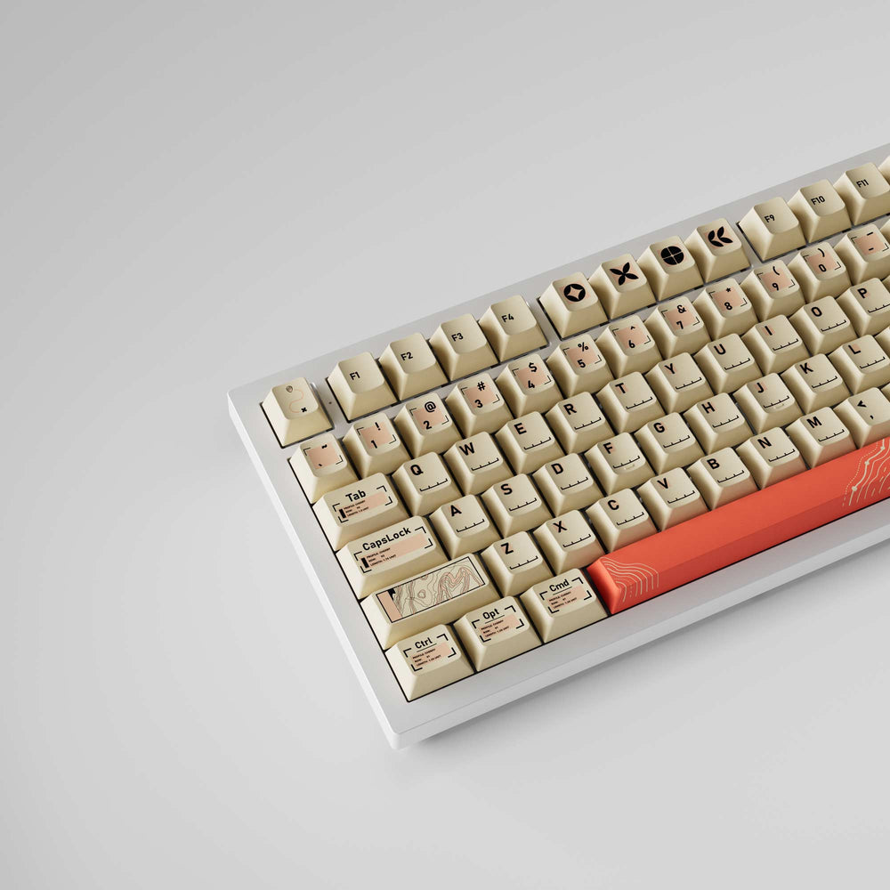 The Maps - Cherry Profile Dye-Sub PBT Full Keycap Set