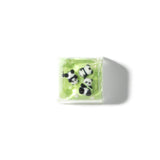 Drie Panda's hars ambachtelijke Keycap