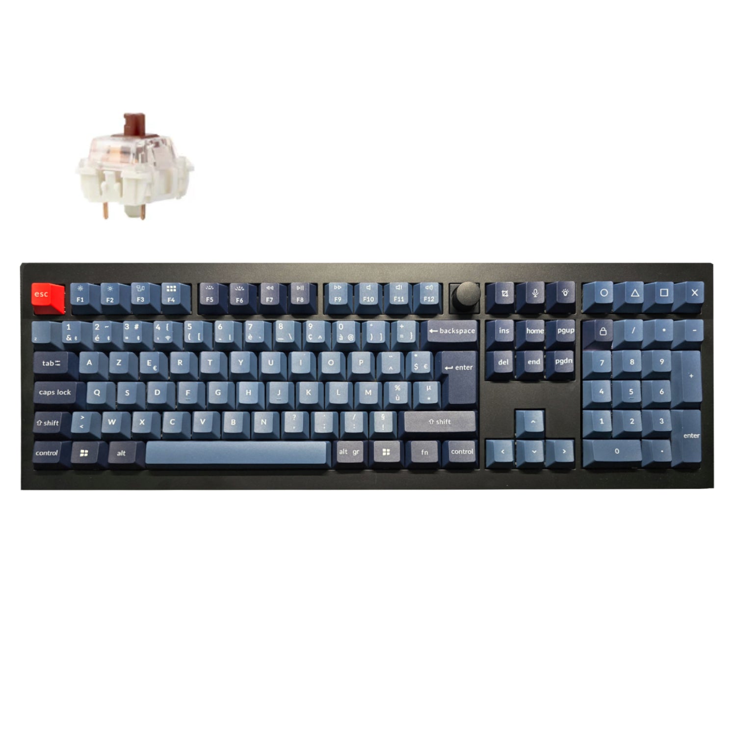 Keychron V6 Max QMK Draadloos aangepast mechanisch toetsenbord ISO-indelingscollectie